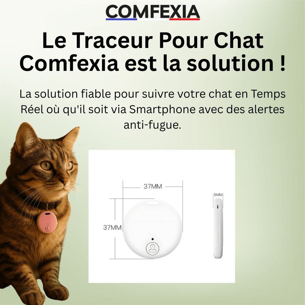 CatTracker™ – Traceur GPS Pour Chat 3 en 1