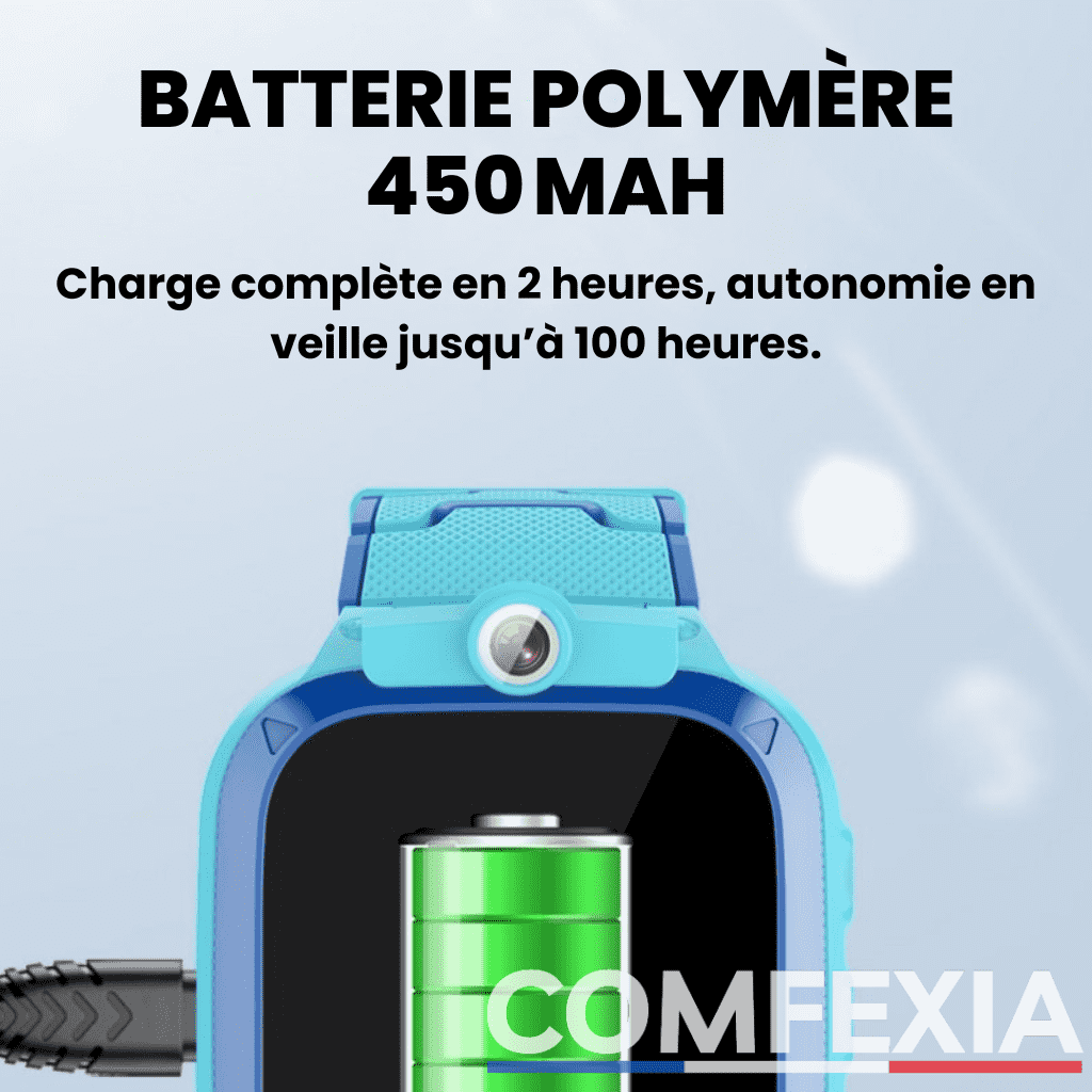 Comfexia™ – Montre Connectée Enfant 4G avec Appels & Caméra HD