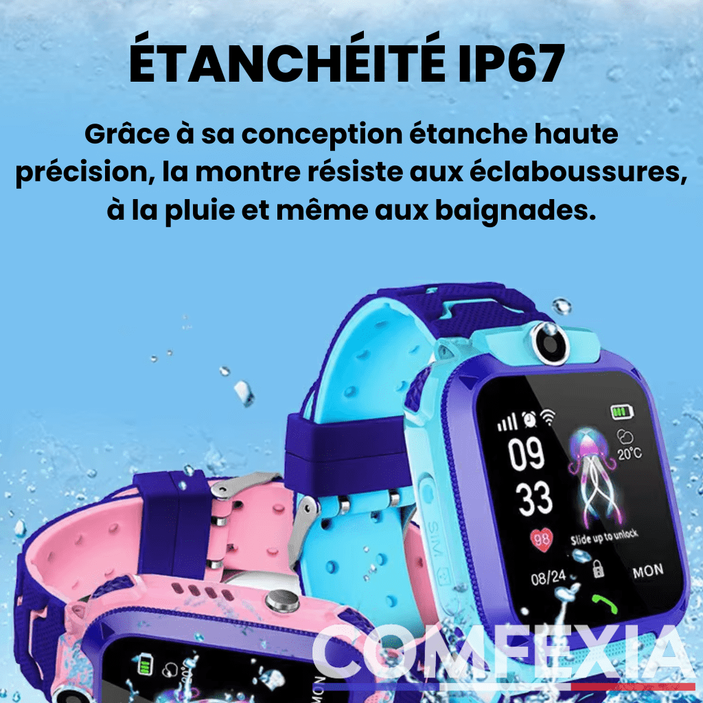 Comfexia™ – Montre Connectée Enfant 4G avec Appels & Caméra HD