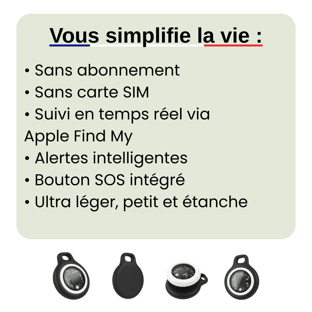 Comfexia™ – Traceur GPS Chat Sans Abonnement Suivi Précis Anti-Fugue