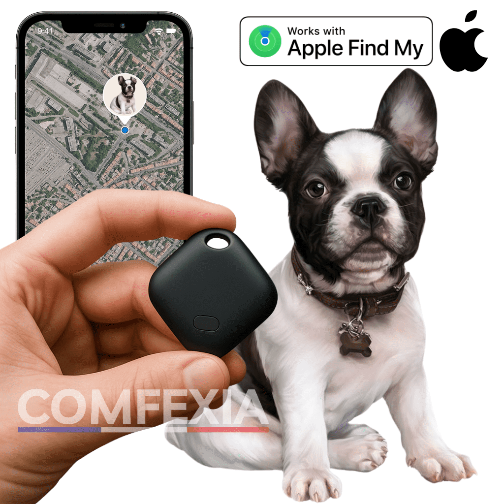 Comfexia™ – Traceur GPS Chien Sans Abonnement, Suivi Précis – IOS