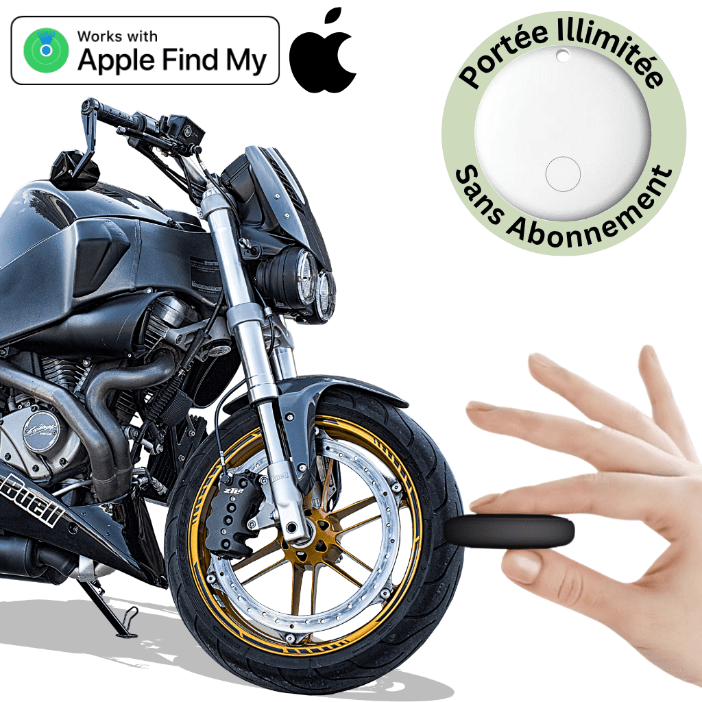 Comfexia™ – Traceur GPS Moto Sans Abonnement & Sans Carte SIM, Compatible Android & iOS