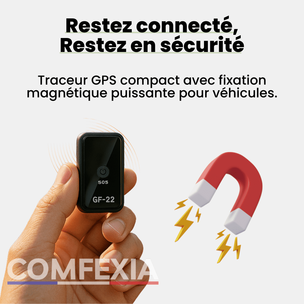Comfexia™ – Traceur GPS Sans Abonnement, Assurez la Sécurité de Votre Vélo
