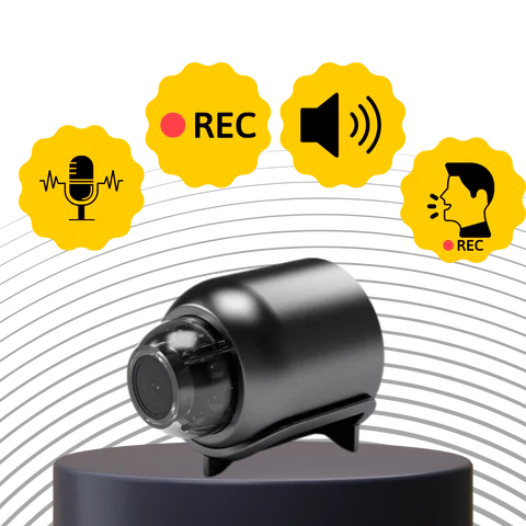 Comfexia™ – Mini Caméra Espion Sans Fil, Contrôle à Distance et Enregistrement HD