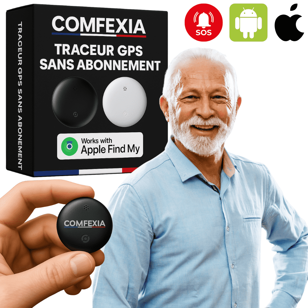 Comfexia™ – Traceur GPS Personne Sans Abonnement – Android & iOS