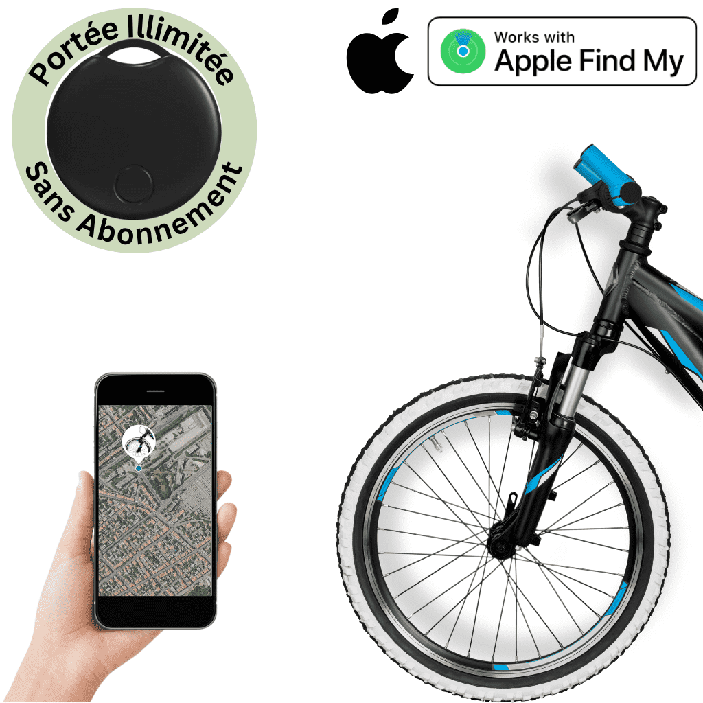 Comfexia™ – Traceur GPS Vélo Sans Abonnement Ultra-Précis, Compatible Android & iOS