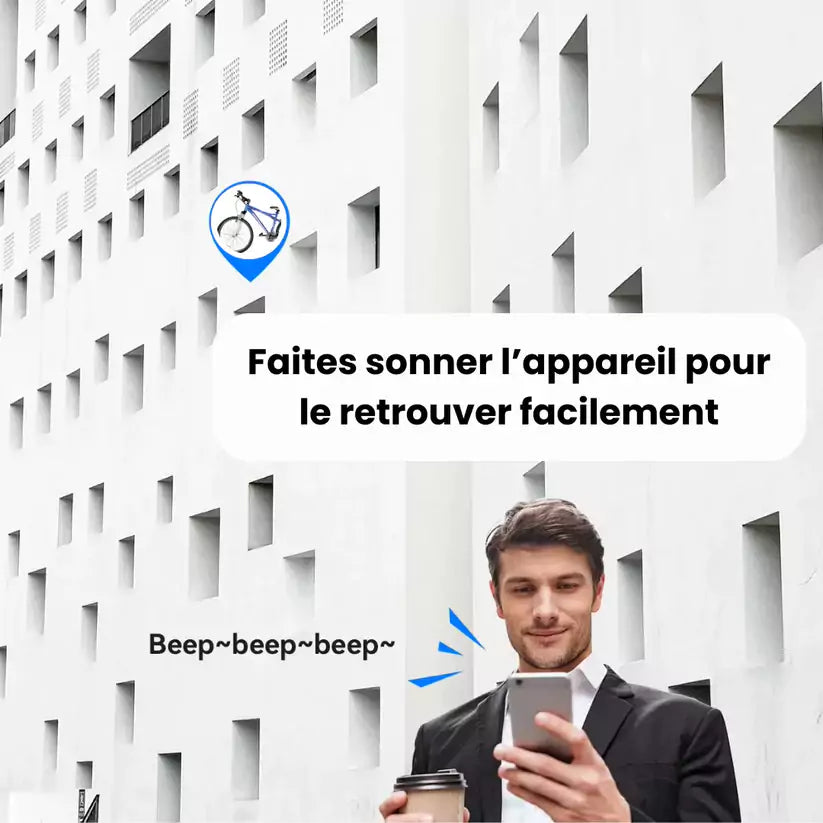 Comfexia™ – Traceur GPS Vélo Sans Abonnement Ultra-Précis, Compatible Android & iOS