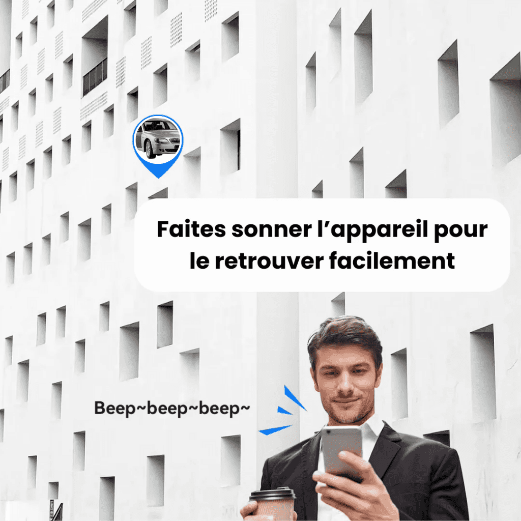 Comfexia™ – Traceur GPS voiture Sans Abonnement Ultra-Précis, Compatible Android & iOS