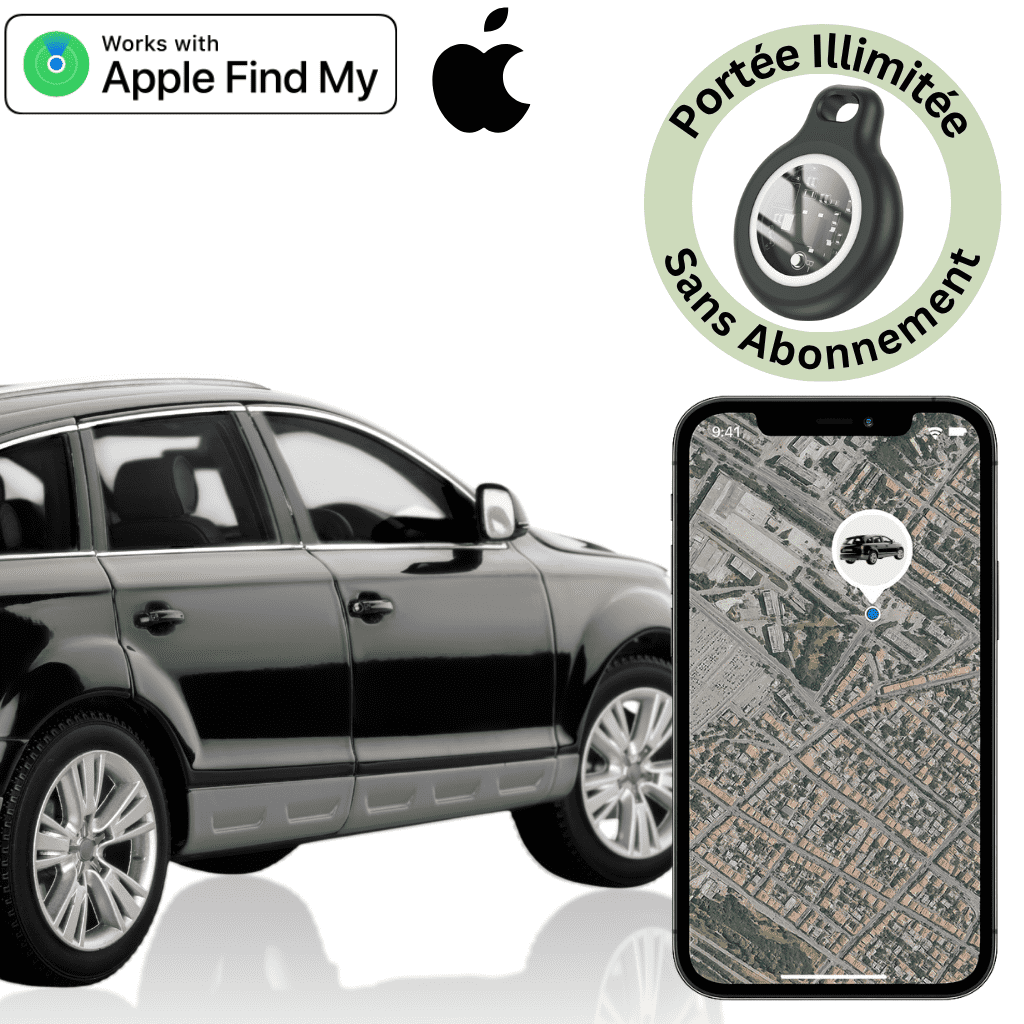 DriveGuard™ – Mini Traceur GPS Voiture Sans Abonnement, IOS Version