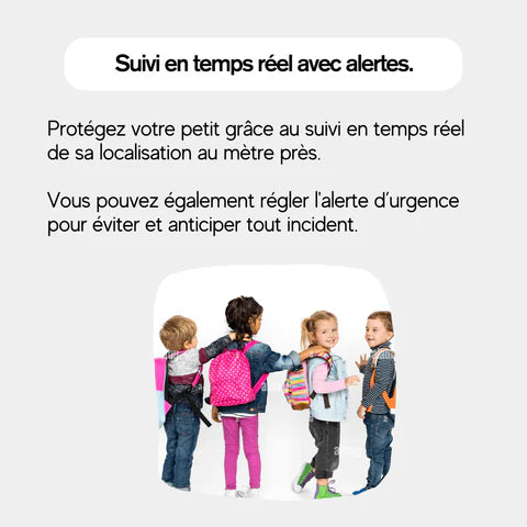 Geokid™ – Traceur GPS Enfant Sans Abonnement, Suivi Précis En Temps Réel