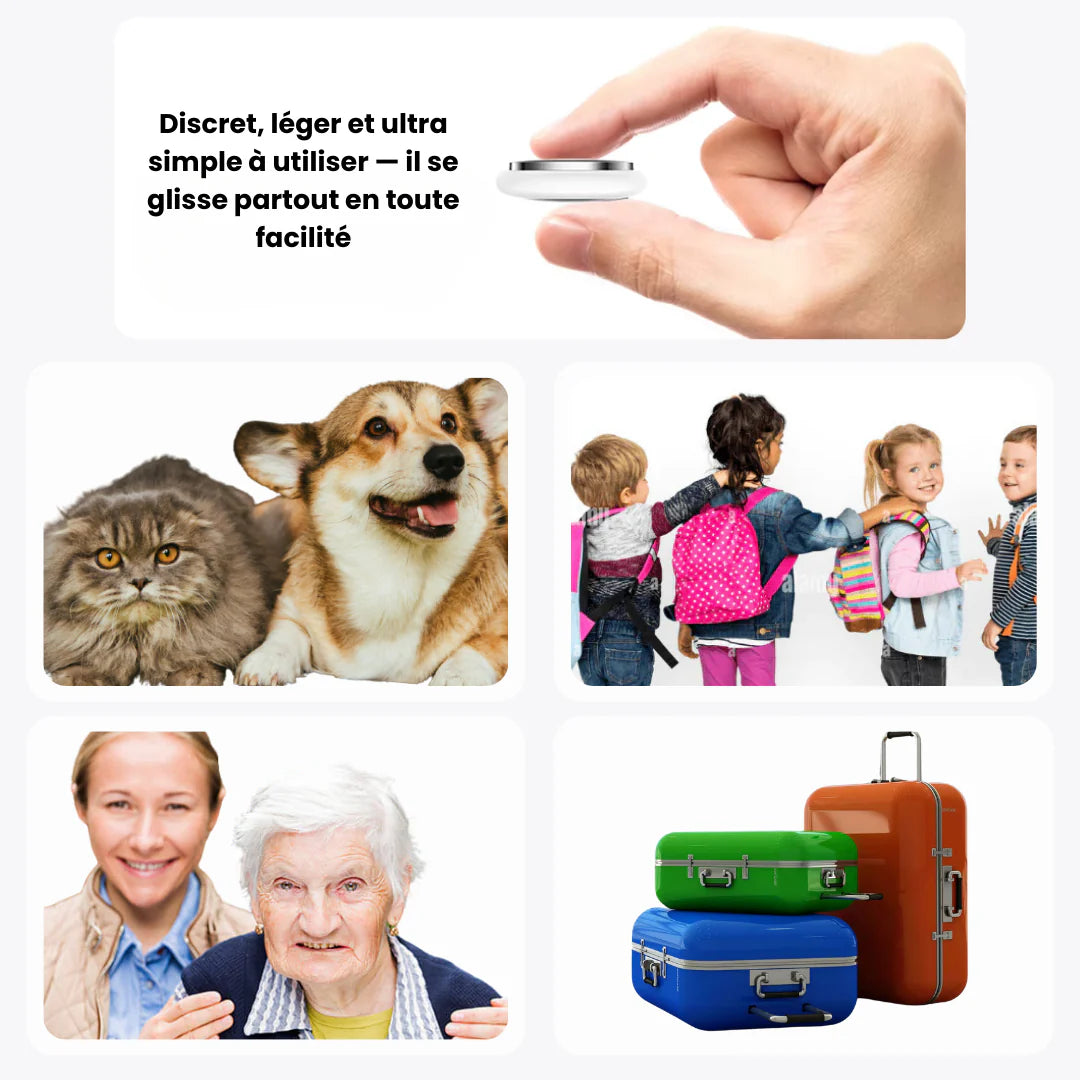 Kidzo™ – Traceur GPS Enfant Sans Abonnement Suivi Précis en Temps Réel