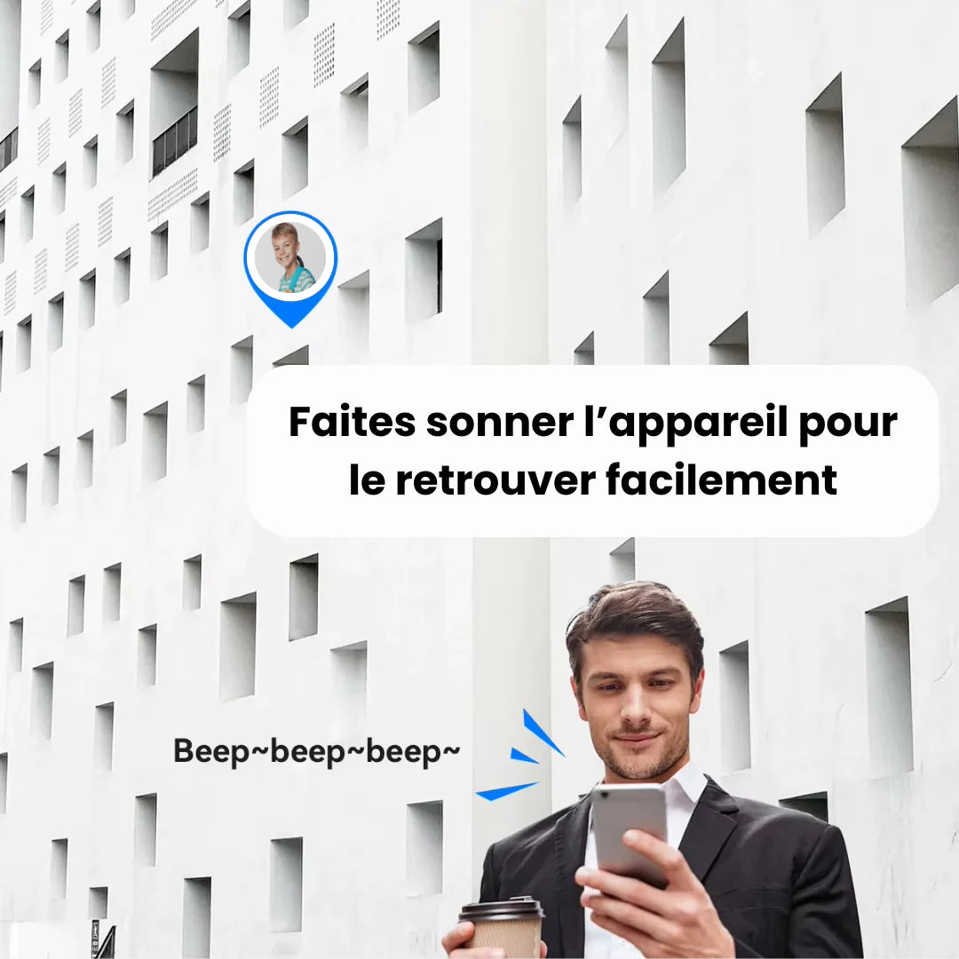 Kidzo™ – Traceur GPS Enfant Sans Abonnement Suivi Précis en Temps Réel