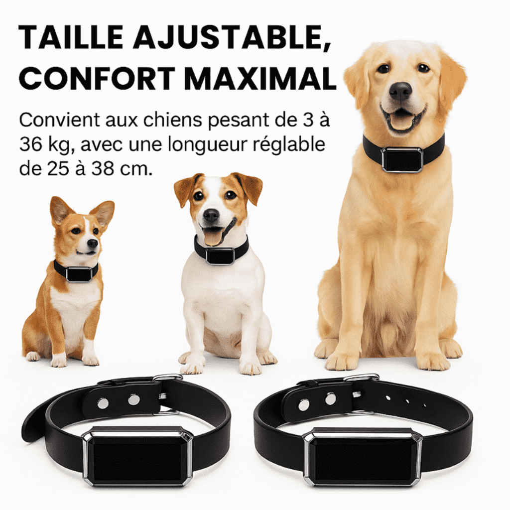 Petrovia™ – Collier GPS Sans Abonnement pour Chien & Chat, Portée Illimitée
