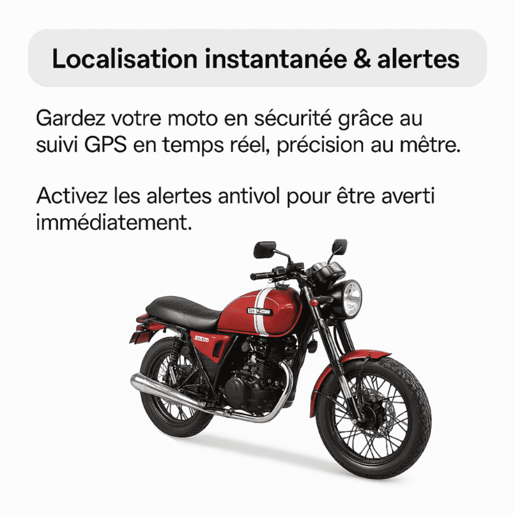 RideGuard™ – Traceur GPS Moto Sans Abonnement avec Suivi Ultra‑Précis