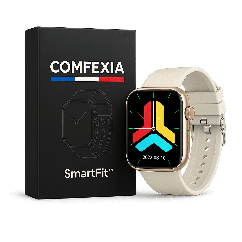 SmartFit™ – Montre Intelligente Femme Étanche avec Suivi de Santé