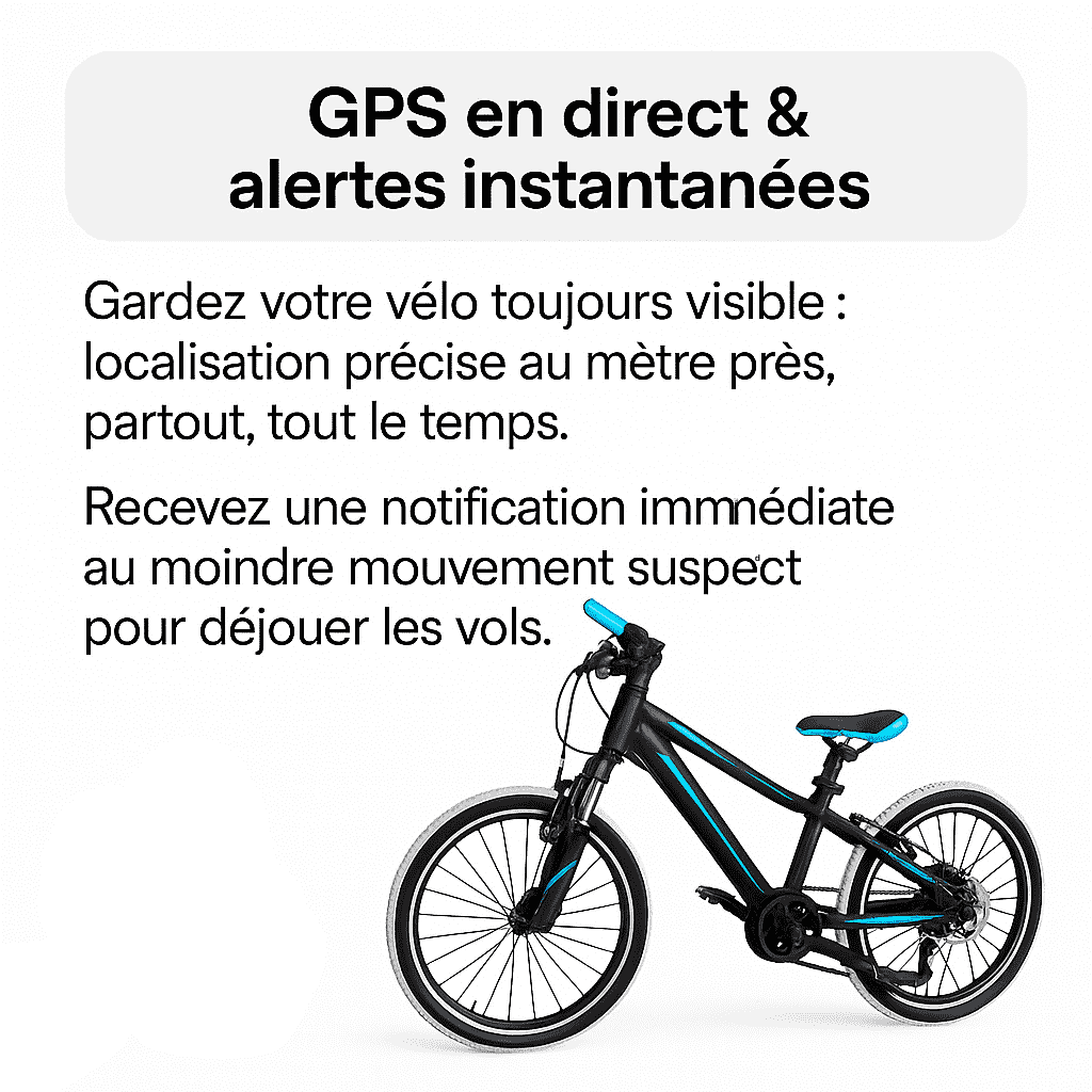 VeloTrak™ – Traceur GPS Vélo Sans Abonnement Ultra-Compact & Précis