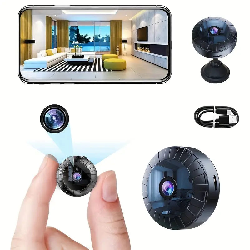 MiniCam™ – Caméra Espion 4K WiFi avec Vision Nocturne et Détection de Mouvement-1