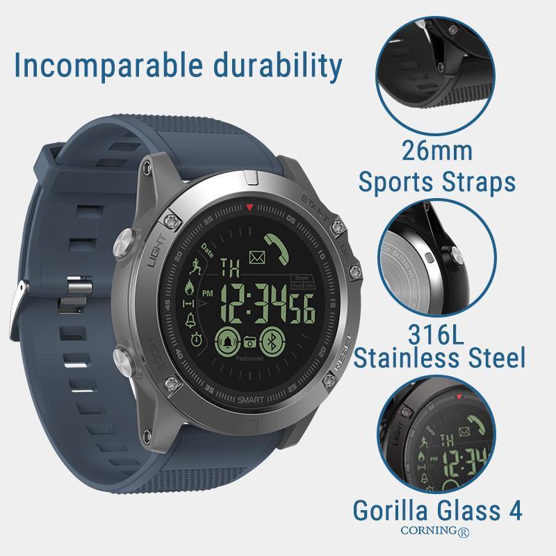 VibeTech™ – Montre Intelligente Militaire Étanche avec Suivi d'Activité-5
