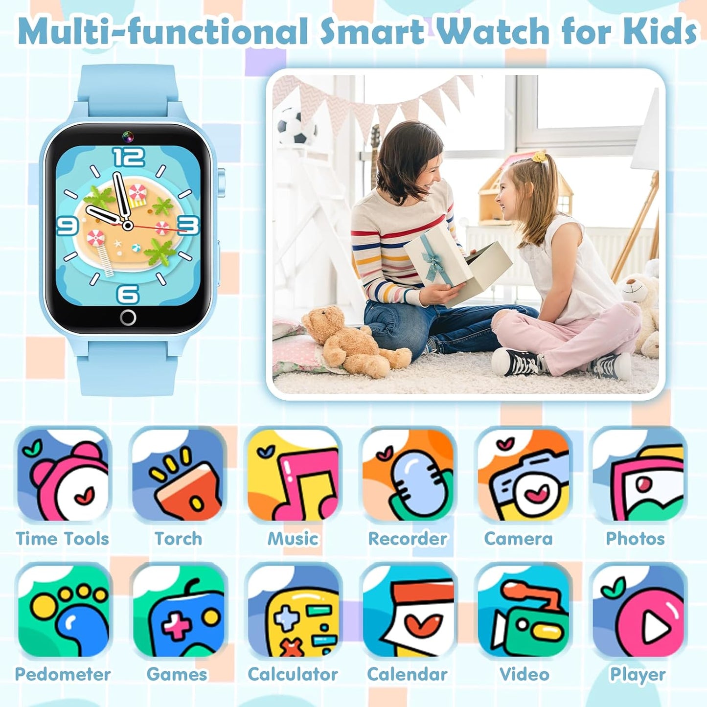 SmartKid™ – Montre Intelligente pour Enfants avec Caméra HD & 26 Jeux Éducatifs-3