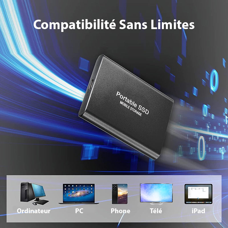 UltraStor™ – Disque Dur Externe SSD 1 To Ultra Rapide et Compact-3