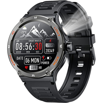 SportConnect™ – Montre Connectée Homme Écran HD avec Boussole Intégrée-1