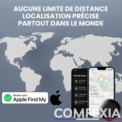 Comfexia™ – Traceur GPS Sans Abonnement, Compatible Android & iOS