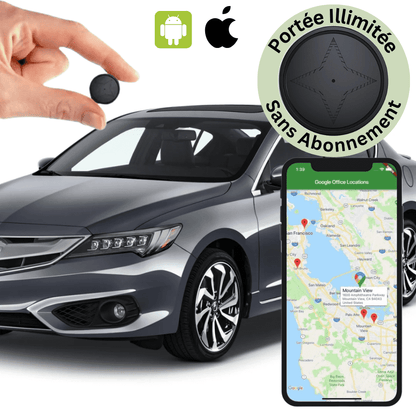 AutoGuard™ – Traceur GPS Voiture Sans Abonnement, Localisation Précise