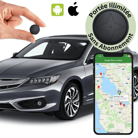 AutoGuard™ – Traceur GPS Voiture Sans Abonnement, Localisation Précise