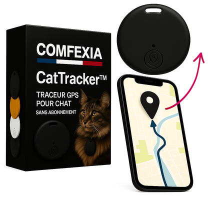 CatTracker™ – Traceur GPS Pour Chat 3 en 1 Sans Abonnement