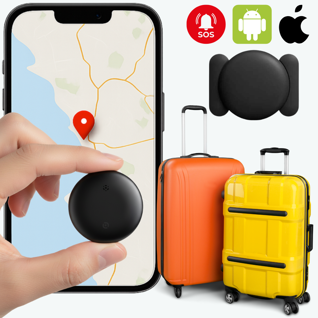 Comfexia™ – Traceur GPS Valise Sans Abonnement, Android & iOS