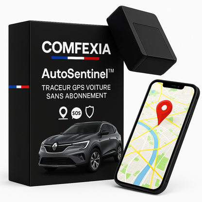 AutoSentinel™ – Traceur GPS Voiture Sans Abonnement - Suivi Précis en Temps Réel