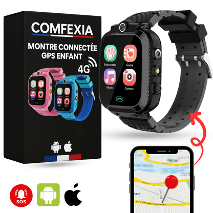 Comfexia™ – Montre Connectée Enfant 4G avec Appels & Caméra HD
