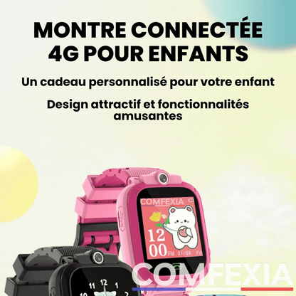Comfexia™ – Montre Connectée Enfant 4G avec Appels & Caméra HD