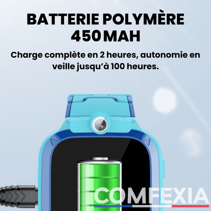 Comfexia™ – Montre Connectée Enfant 4G avec Appels & Caméra HD