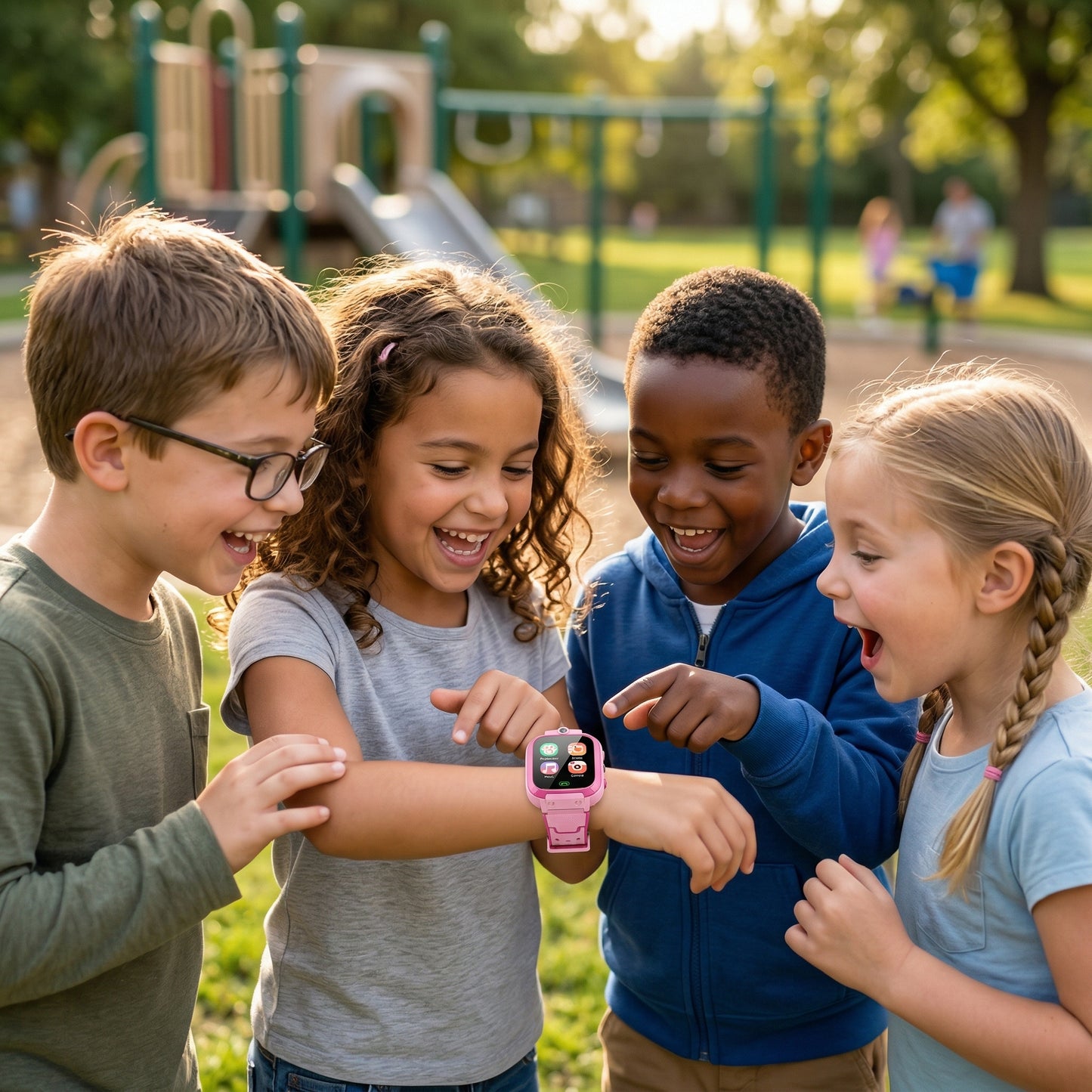 Comfexia™ – Montre Connectée Enfant Multifonction (Jeux, Appels & Caméra HD)