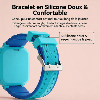 Comfexia™ – Montre Connectée Enfant Multifonction (Jeux, Appels & Caméra HD)