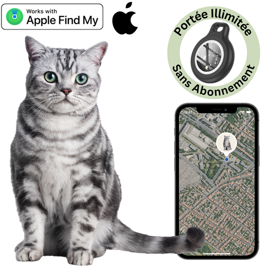 Comfexia™ – Traceur GPS Chat Sans Abonnement Suivi Précis Anti-Fugue