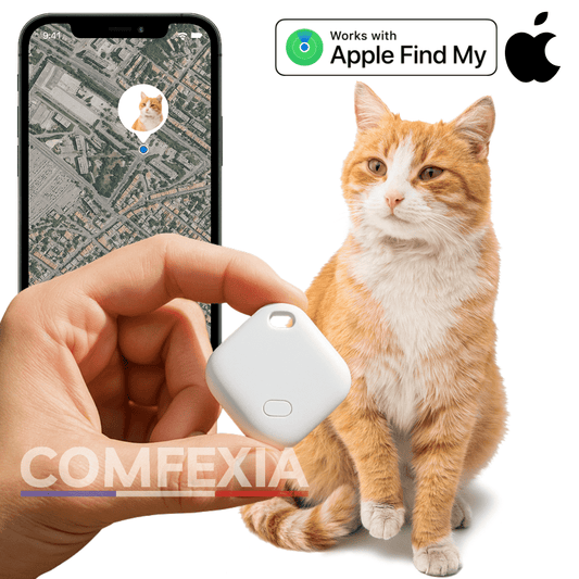 Comfexia™ – Traceur GPS Chat Sans Abonnement Suivi Précis, IOS