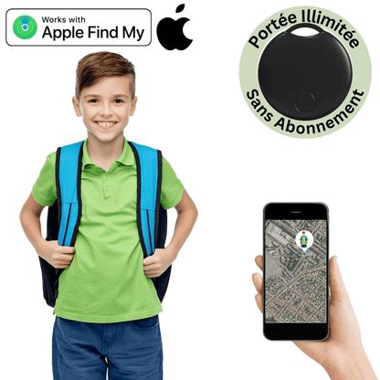 Comfexia™ – Traceur GPS Enfant Sans Abonnement Ultra-Précis, Compatible Android & iOS