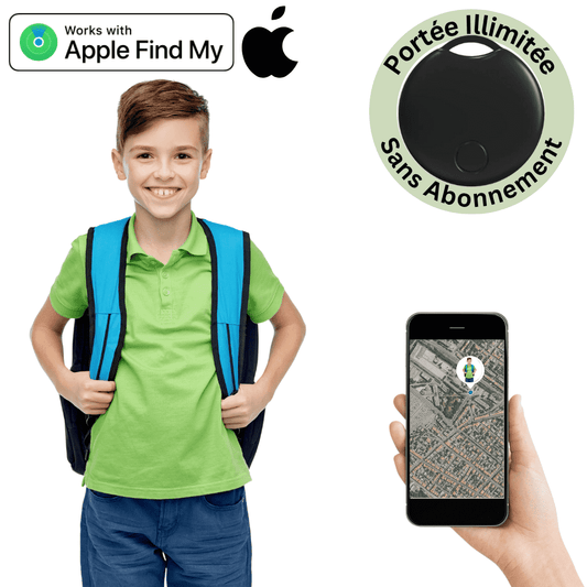 Comfexia™ – Traceur GPS Enfant Sans Abonnement Ultra-Précis, Compatible Android & iOS