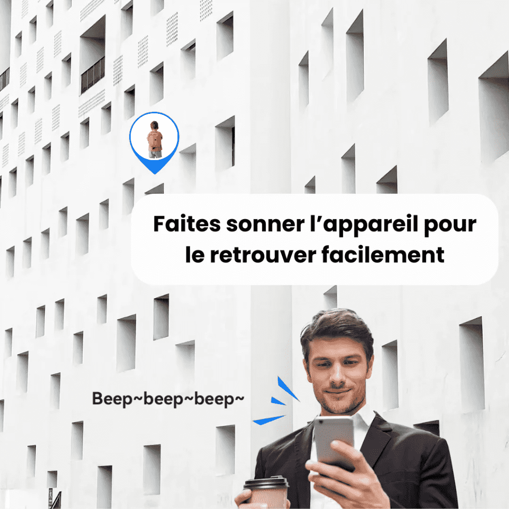 Comfexia™ – Traceur GPS Enfant Sans Abonnement Ultra-Précis, Compatible Android & iOS
