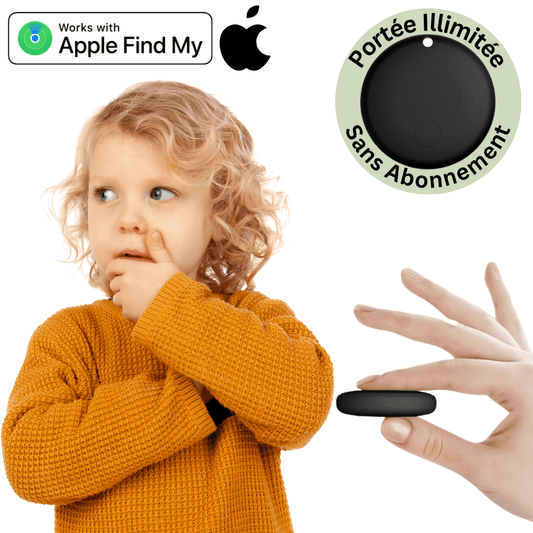 Comfexia™ – Traceur GPS Enfant Sans Abonnement & Sans Carte SIM, Compatible Android & iOS