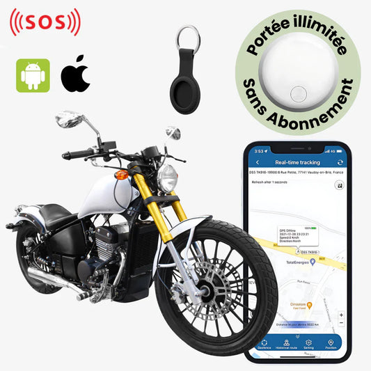 Comfexia™ – Traceur GPS Moto Sans Abonnement Suivi Temps Réel Autonome