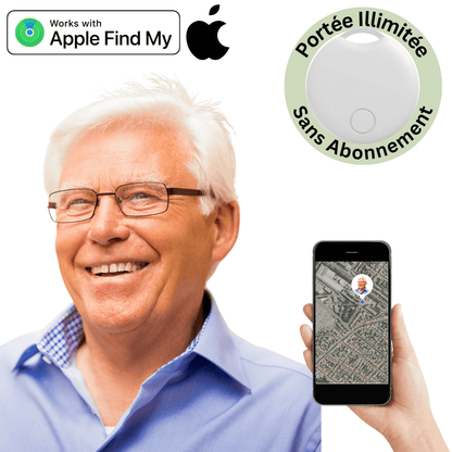 Comfexia™ – Traceur GPS Senior Sans Abonnement Ultra-Précis, Compatible Android & iOS