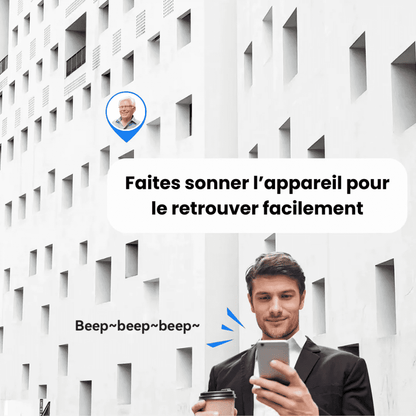 Comfexia™ – Traceur GPS Senior Sans Abonnement Ultra-Précis, Compatible Android & iOS