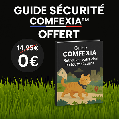 Comfexia™ – Collier GPS Sans Abonnement pour chat, IOS & Android