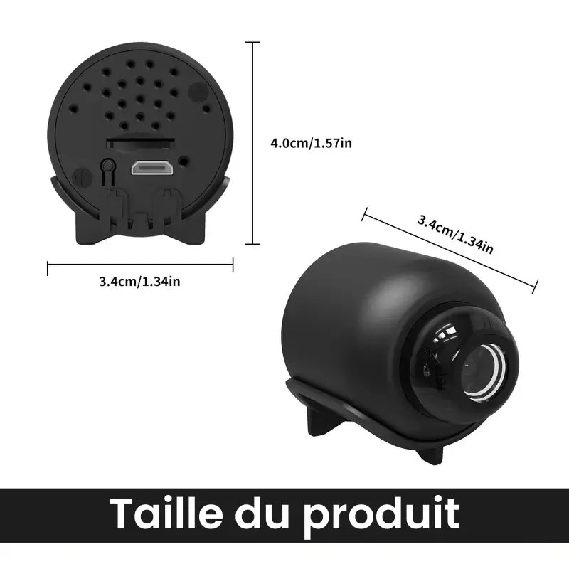 Comfexia™ – Mini Caméra Espion Sans Fil, Contrôle à Distance et Enregistrement HD