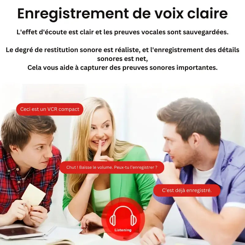 Comfexia™ – Mini Caméra Espion Sans Fil, Contrôle à Distance et Enregistrement HD