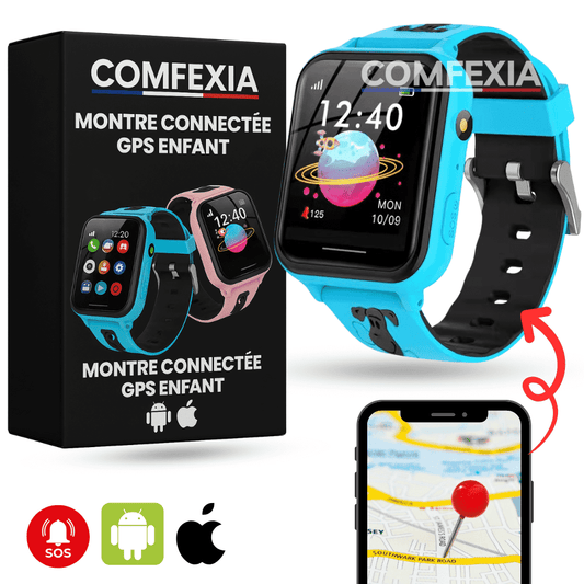 Comfexia™ – Montre Connectée Enfant 4G avec Appels & Jeux Éducatifs