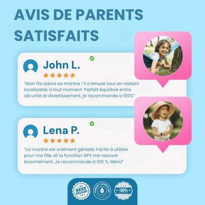 Comfexia™ – Montre GPS Connectée 4G Pour Enfant, Ultra Fiable